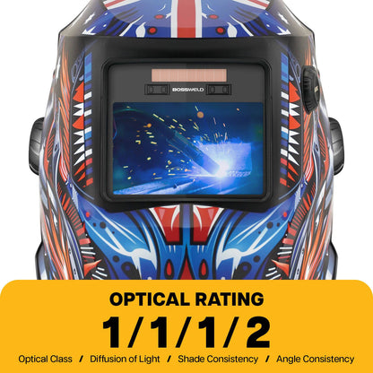 Bossweld Ozzie Variable Shade Welding Helmet