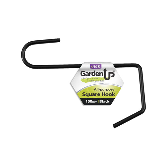 Jack Garden Up All-Purpose Square Hook - 150mm, Black