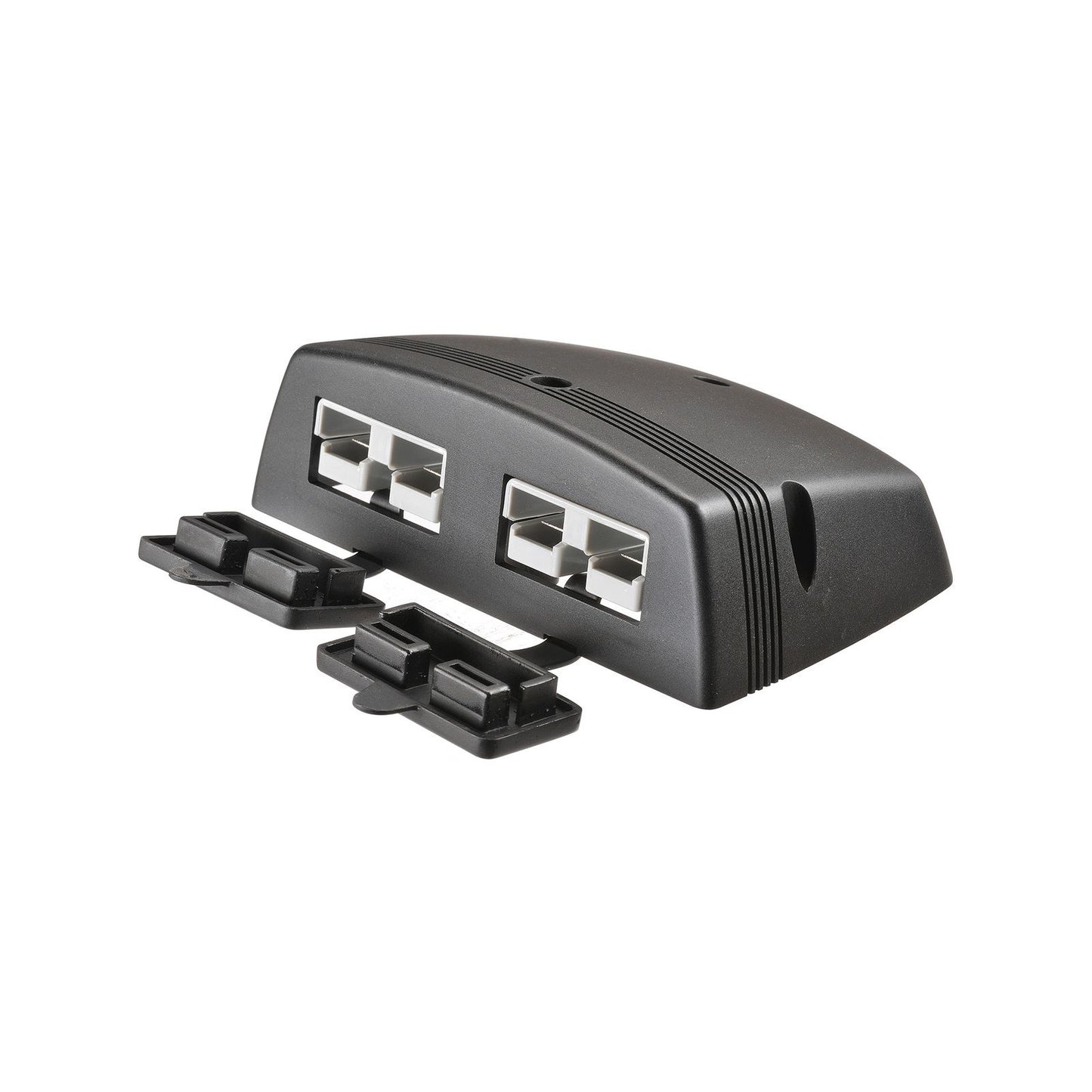 Narva HDRV Dual Surface Mount 50A Connector - 120 x 38 x 80mm - Black