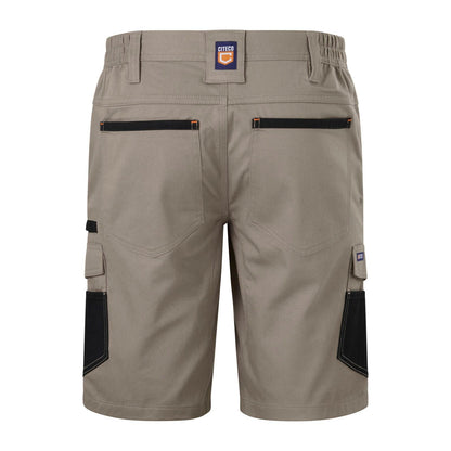 Citeco Size 87r Khaki Mid Shorts Cotton Stretch Cargo