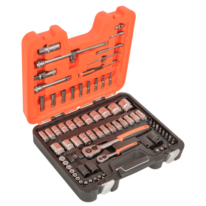 Bahco Square Drive Socket Set - 1/4" & 1/2" - 25 Piece