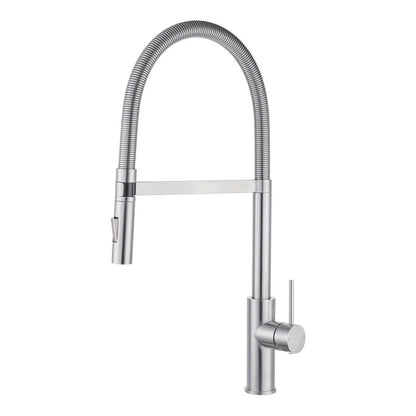 Mondella Resonance Sink Mixer - 35mm - Brushed Stainless Steel - Multi Function