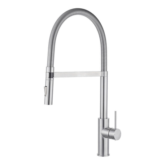 Mondella Resonance Sink Mixer - 35mm - Brushed Stainless Steel - Multi Function
