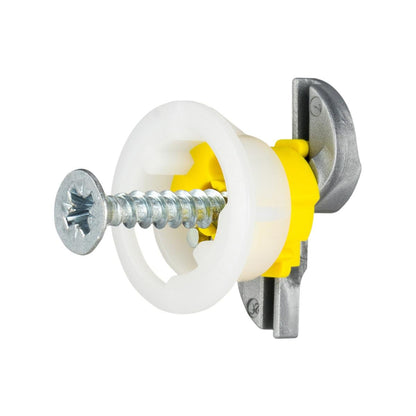 Gripit 15mm Yellow Plasterboard Fixing 4 Pack - Strong - Reusable - 30kg