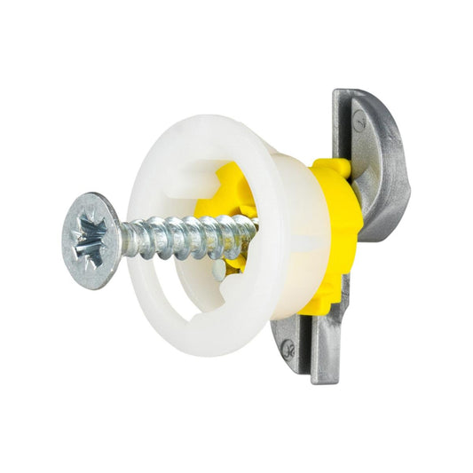Gripit 15mm Yellow Plasterboard Fixing 4 Pack - Strong - Reusable - 30kg