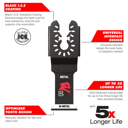 Diablo Bi Metal Multi Tool Blades for Metal - 32mm - 3 Pack