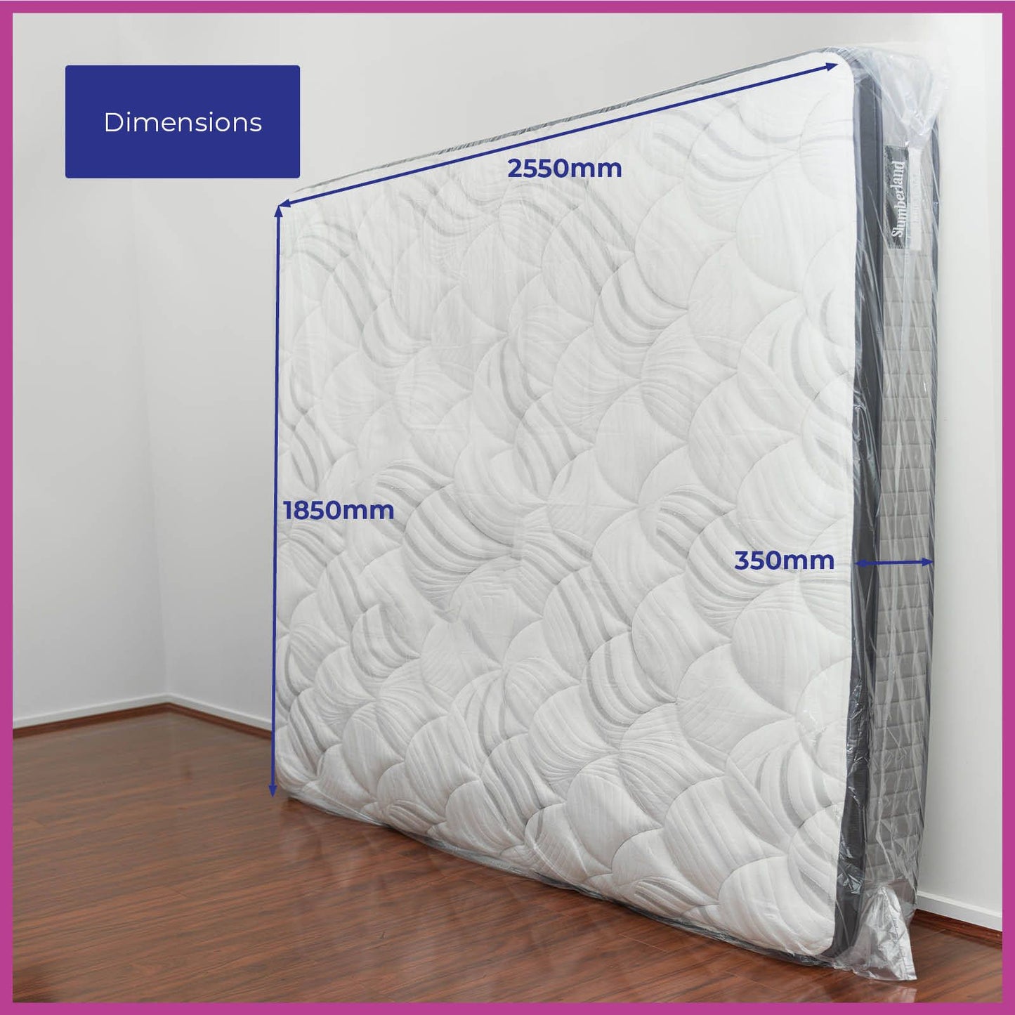 Packz King Mattress Cover - 2550 x 1850 x 350mm