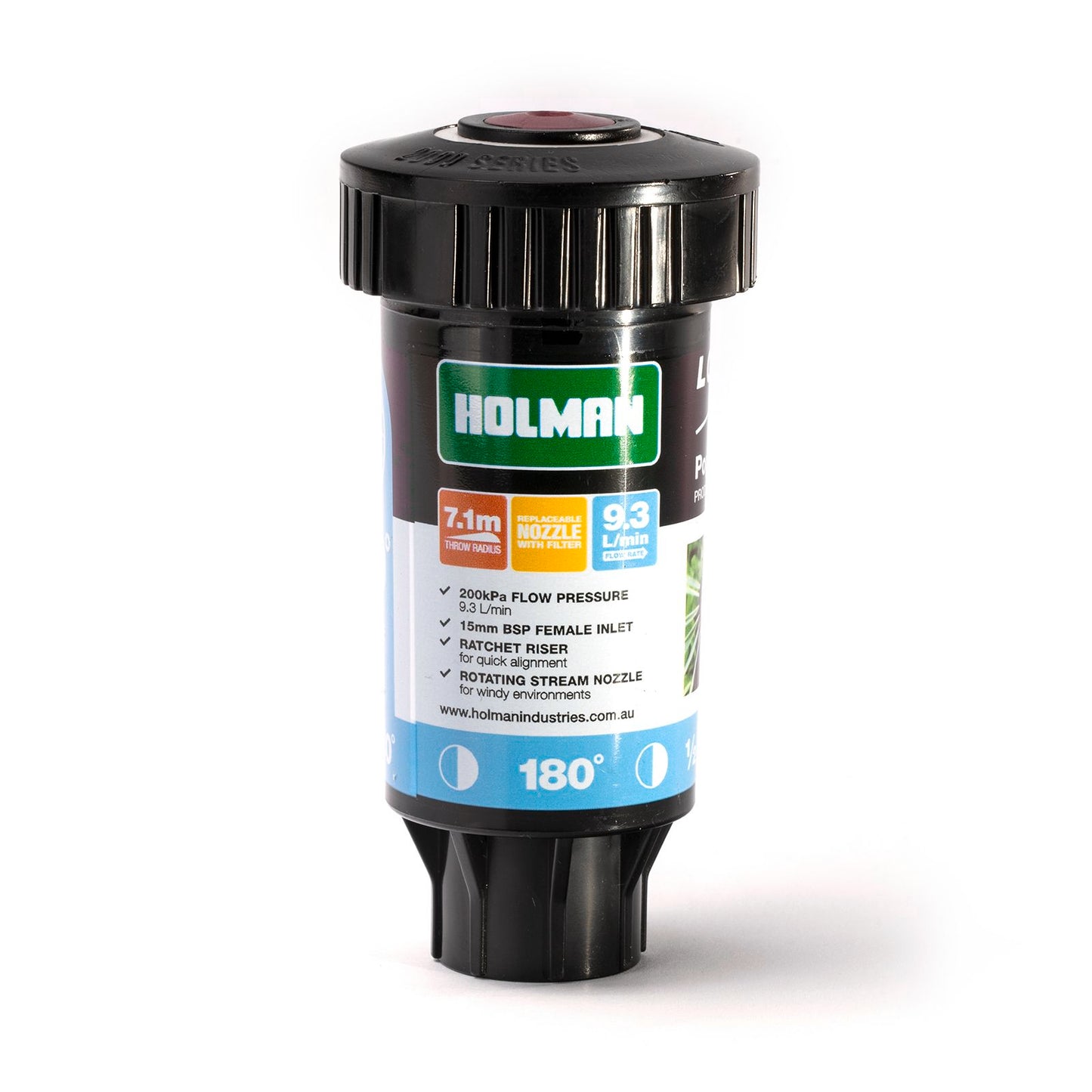 Holman Longstream Rotating Pop Up Sprinkler - 50mm - 1/2 Circle