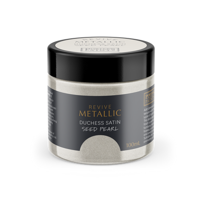 Porters Metallic Furniture Paint - 100ml - Seed Pearl
