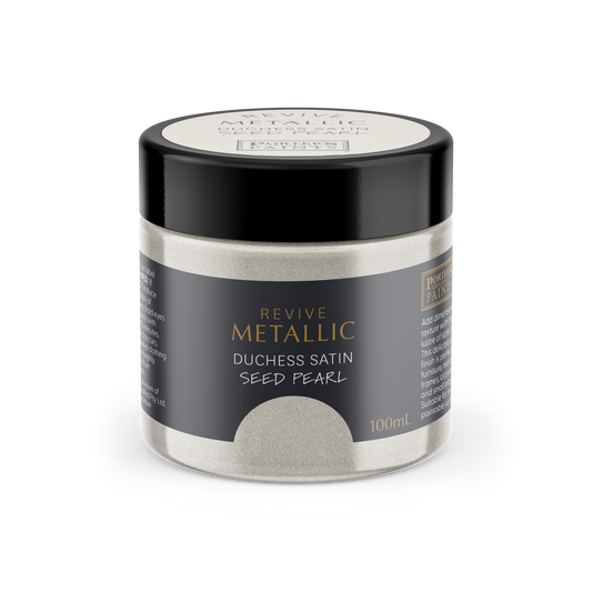 Porters Metallic Furniture Paint - 100ml - Seed Pearl