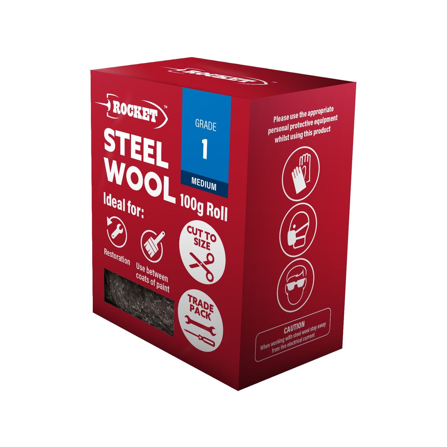 Rocket Steel Wool - 100g - Medium