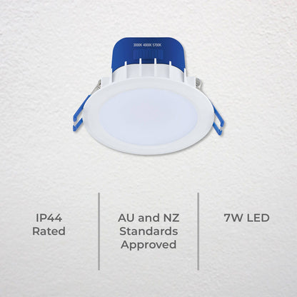 Deta Tri Colour Dimmable LED Downlight - 7W - 70mm