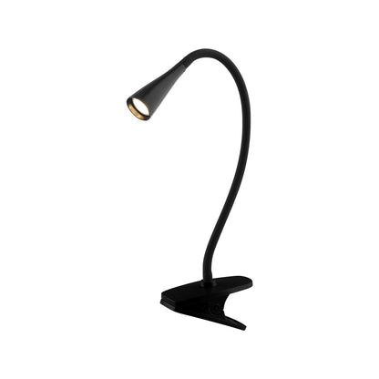 Verve Design Black LED Dale Clip Lamp - 23.5cm