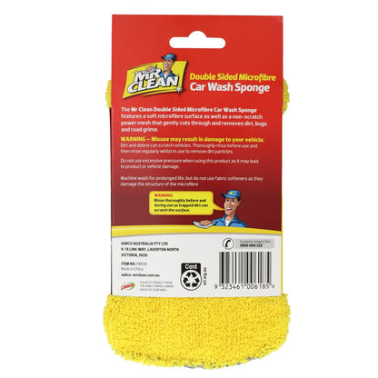 Mr Clean Double Sided Microfibre Car Wash Sponge