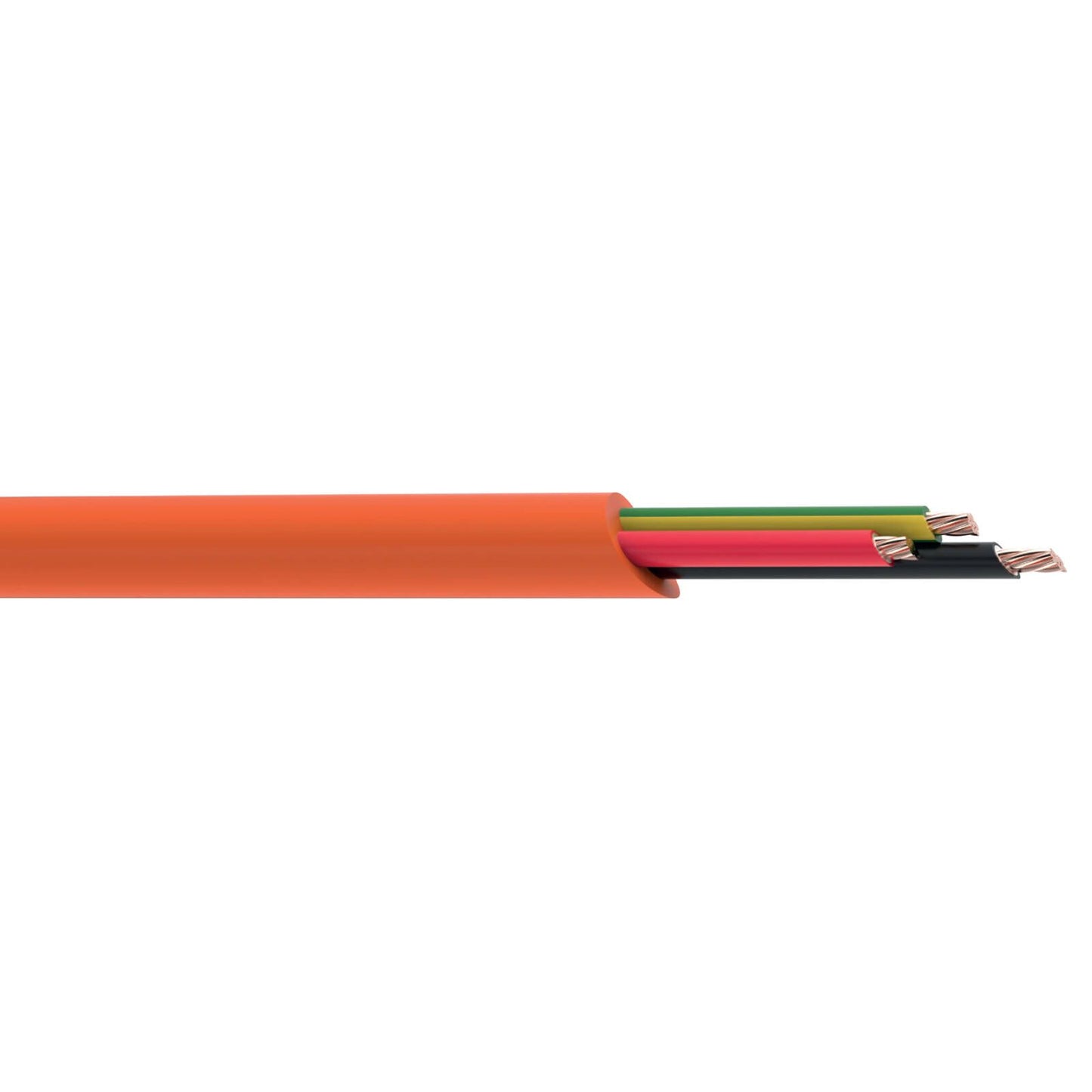 Deta 2 Core E 1 Phase Cable - 4.0mm - Orange - 20m
