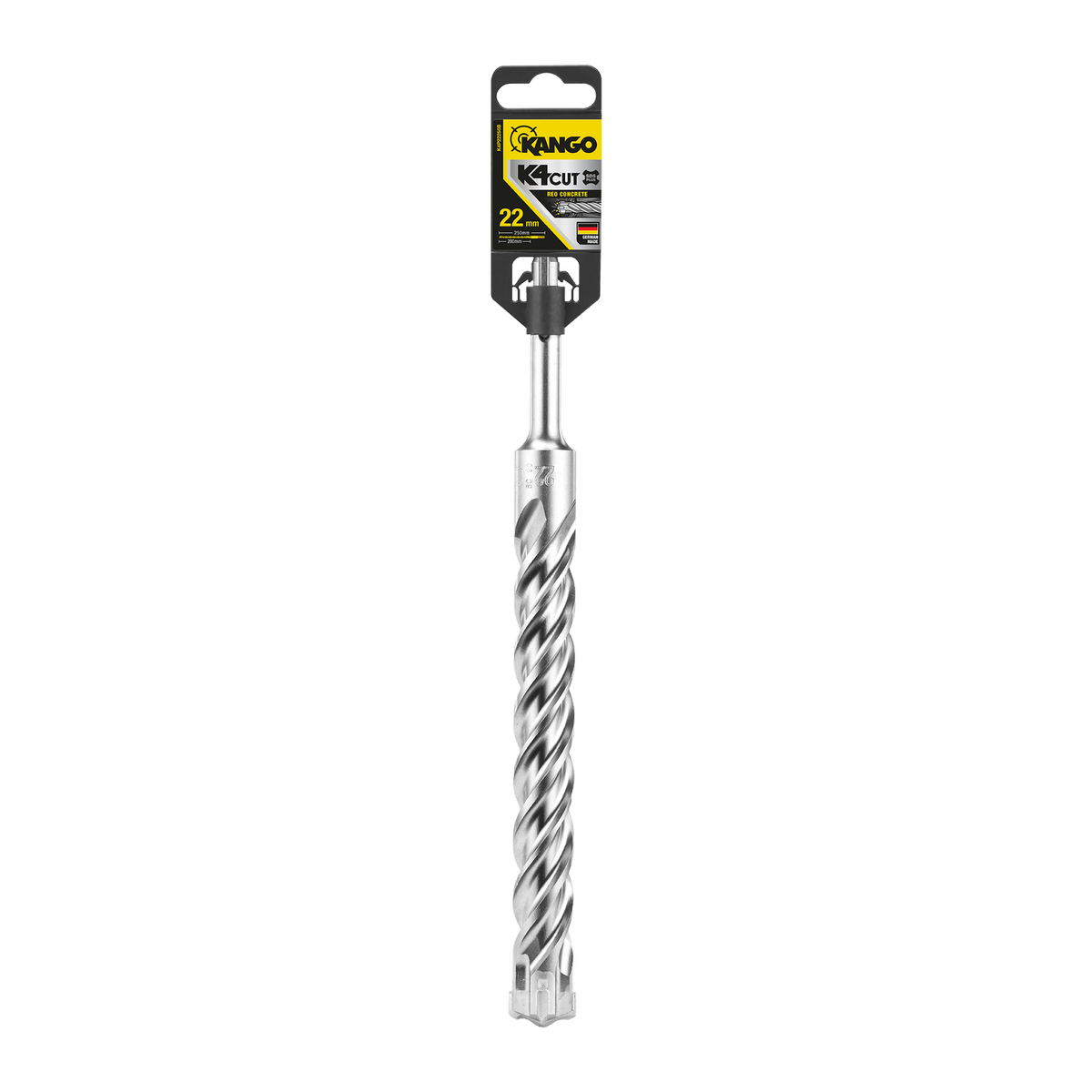 Kango SDS Plus Drill Bit - 22mm x 250mm - Steel - Low Vibration Performance