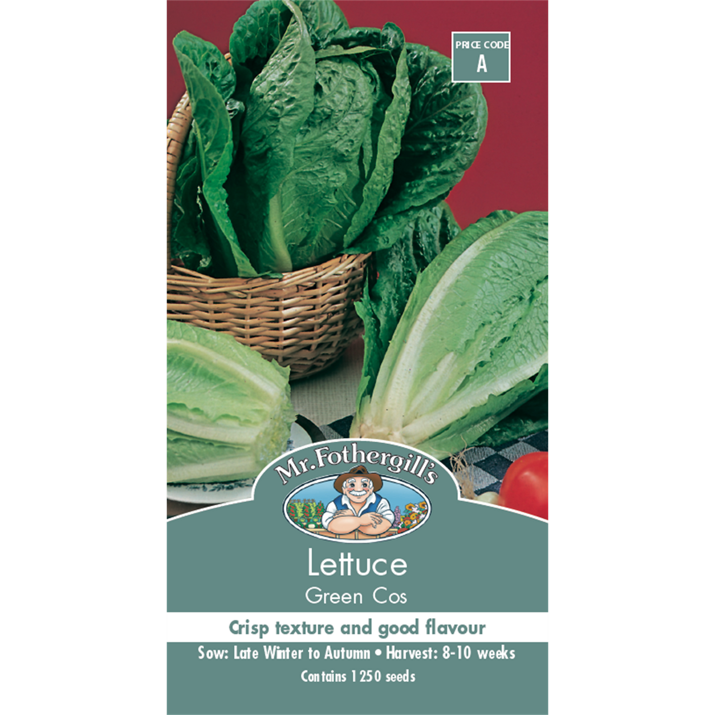 Mr Fothergill Green Cos Lettuce Seeds