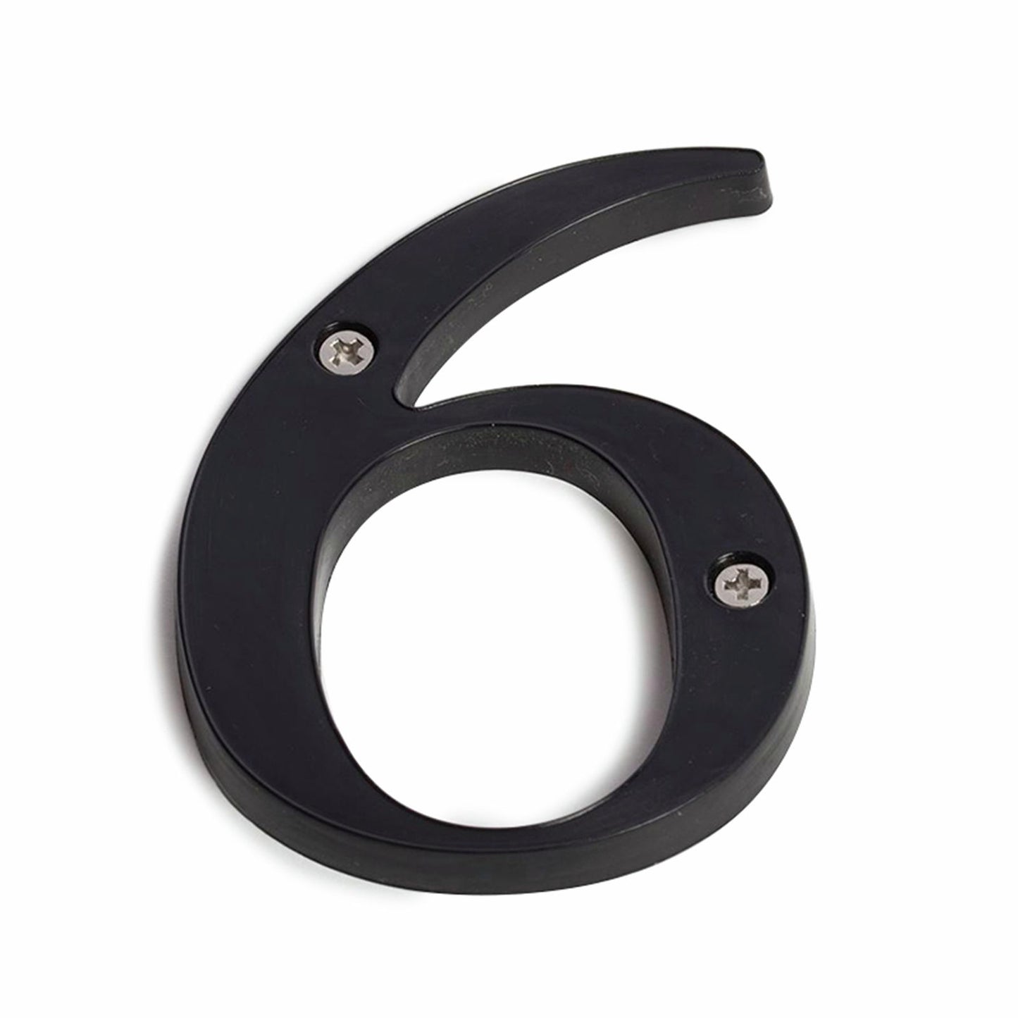 Sandleford Black Plastic House Number 6 - 85mm