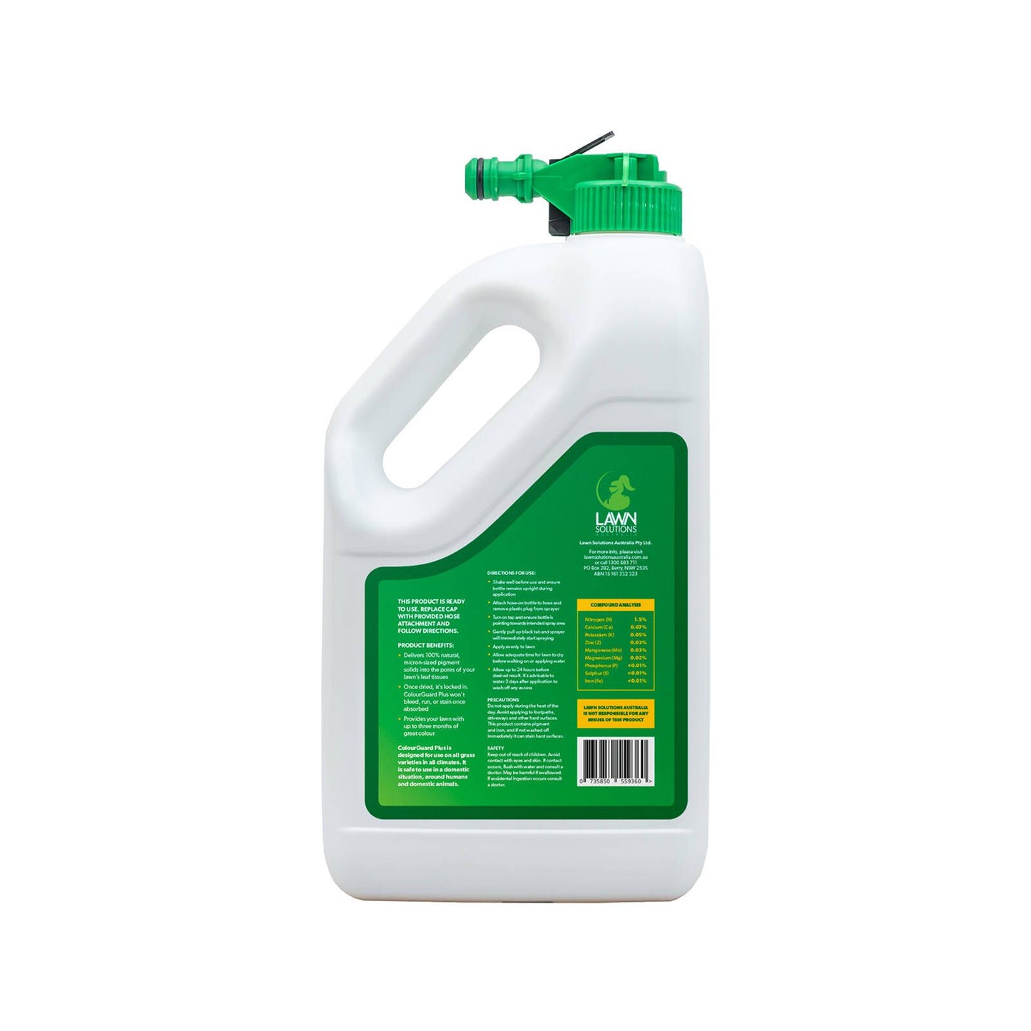 Lawn Solutions Australia Colourguard Plus Liquid Fertiliser - 2L
