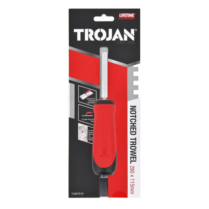 Trojan Notched Plastering Trowel - 280 x 115mm
