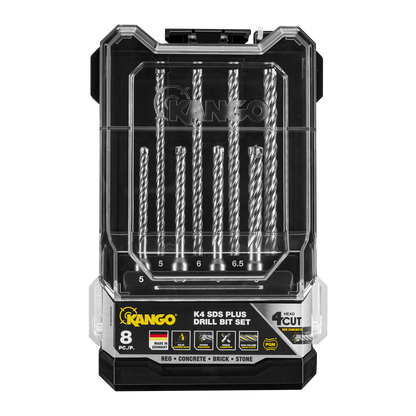 Kango SDS Plus Drill Bit Set - K4 - 8 Piece