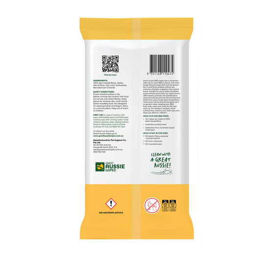 Great Aussie BBQ Wipes - 25 Pack