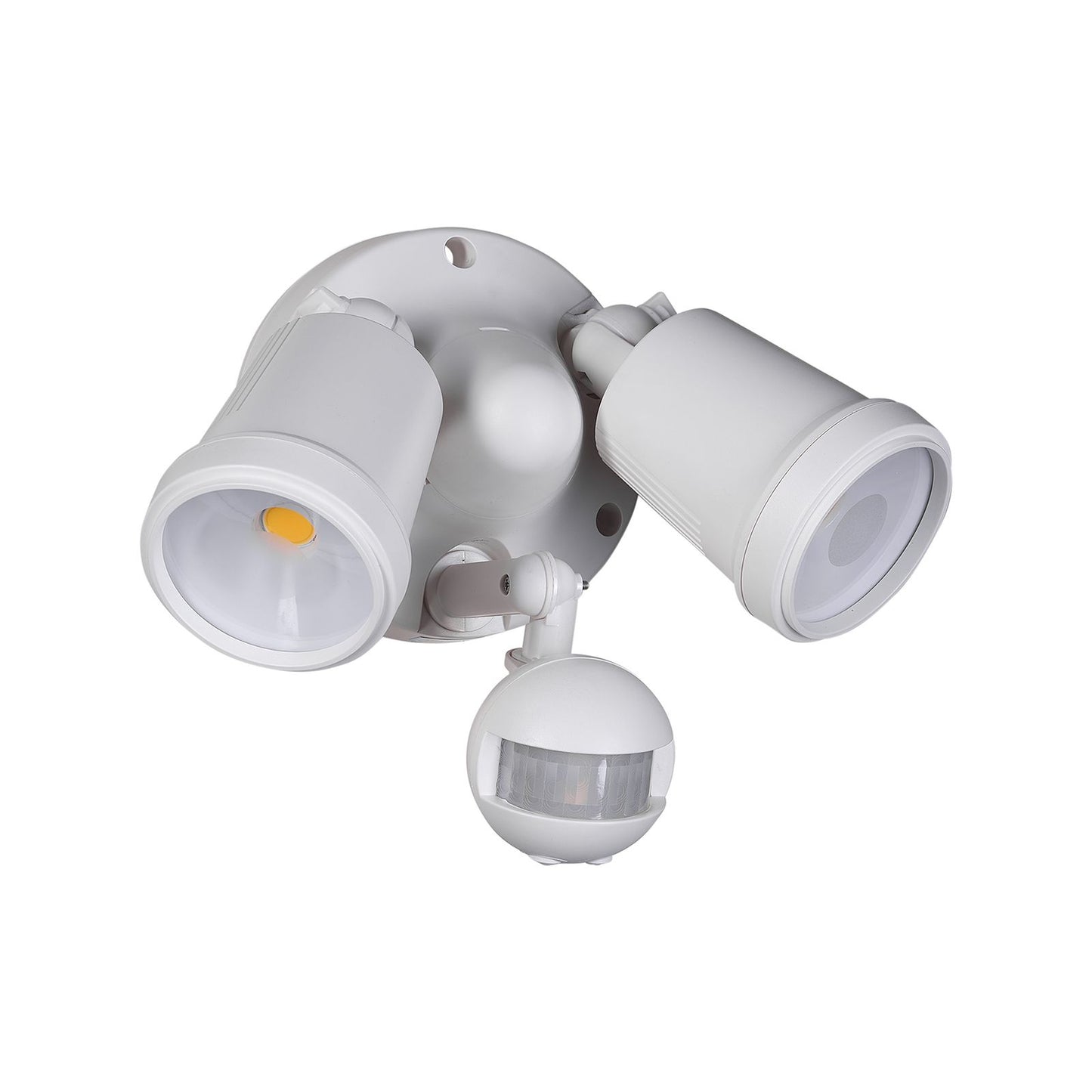 Brilliant Raptor III LED Twin Security Light - 20W - 1800 Lumens - White