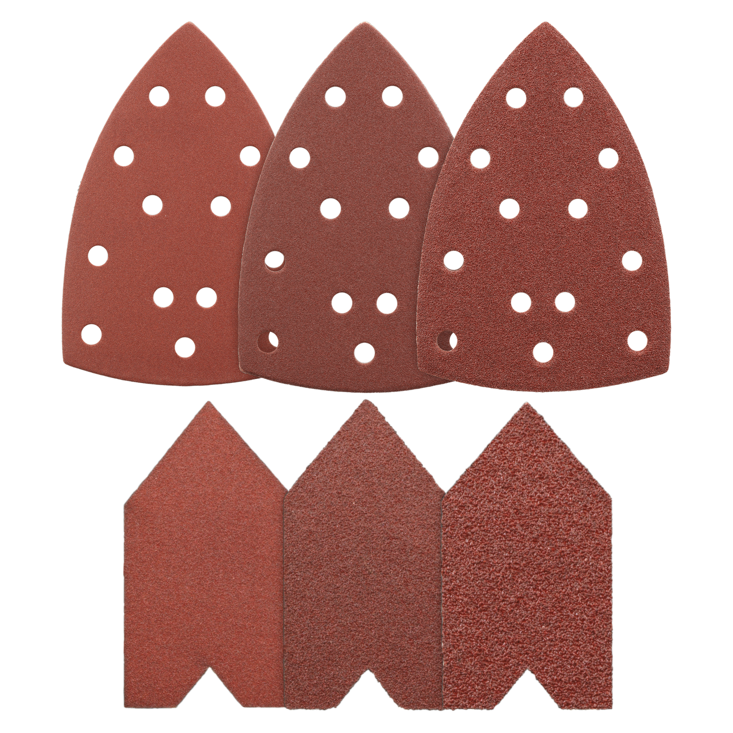 Ryobi Detail Finger Sanding Set - 100 x 150mm - 80/120/240 Grit - 10 Piece