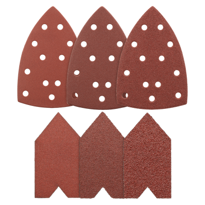 Ryobi Detail Finger Sanding Set - 100 x 150mm - 80/120/240 Grit - 10 Piece