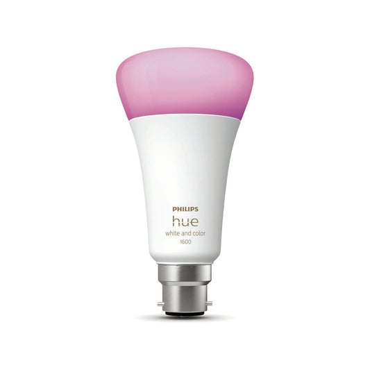Philips Hue A67 B22 Smart Globe - 1600Lm - Colour - 15W
