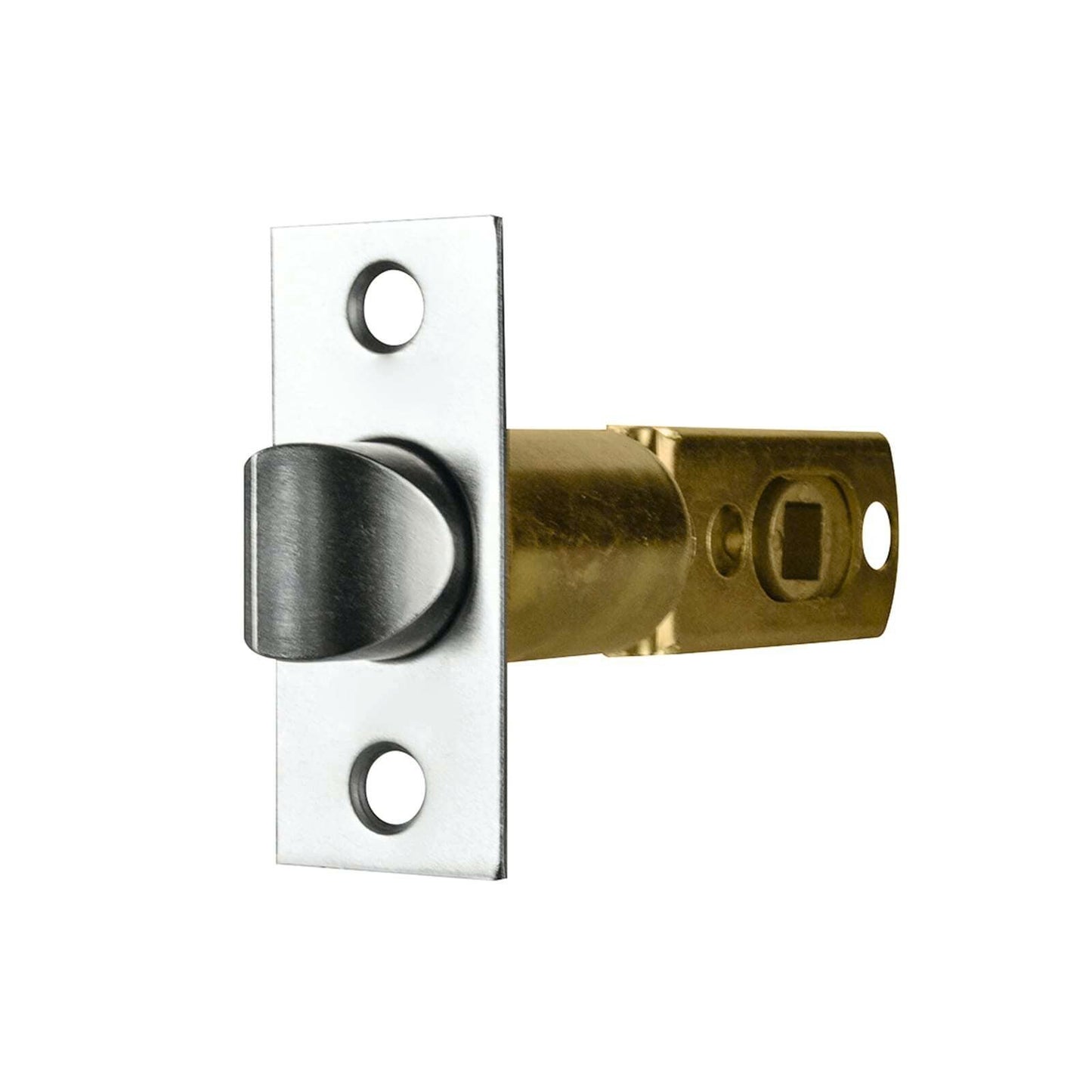 Ikonic Brushed Nickel Adjustable Door Latch - 105mm