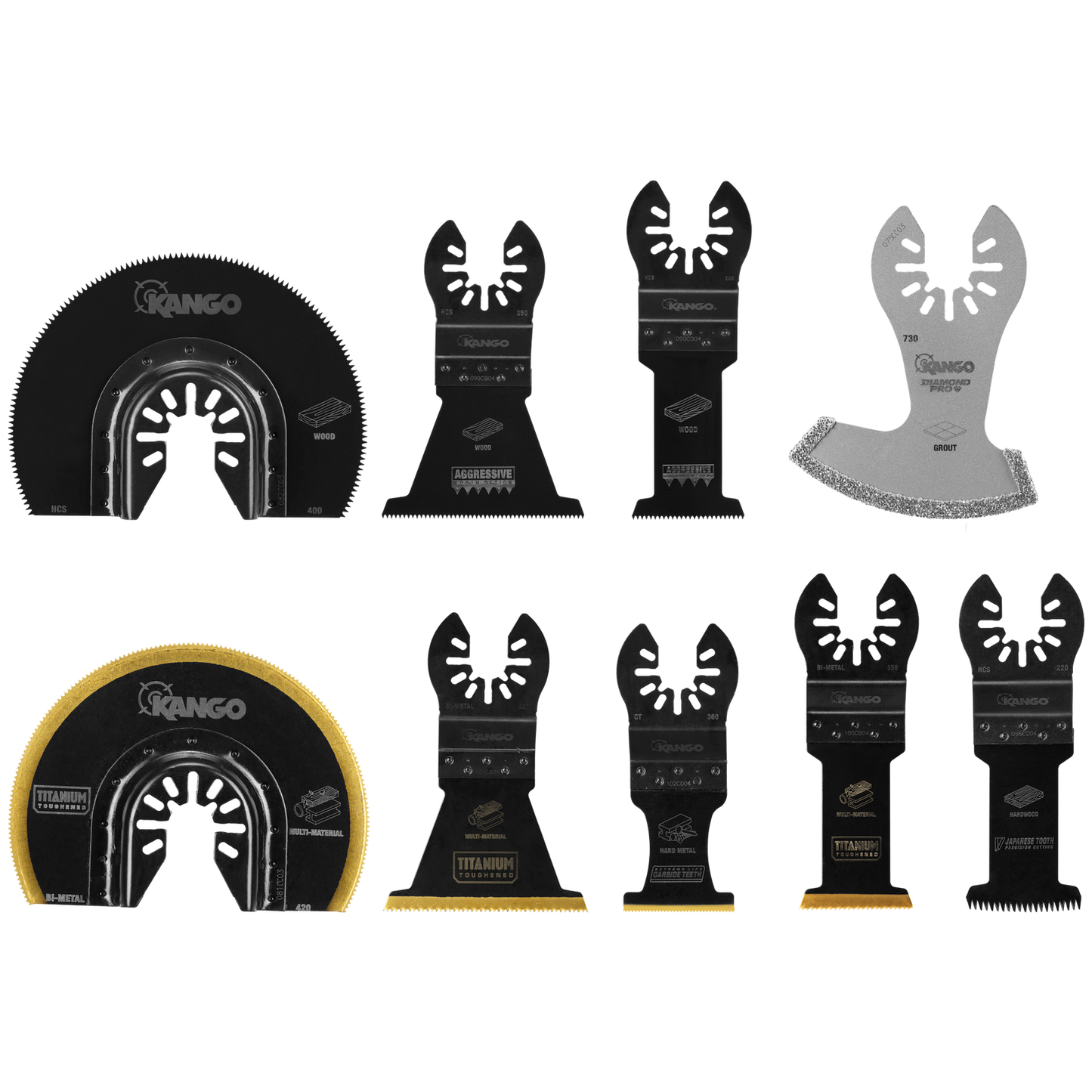 Kango Bi Metal Plunge Cut Multi Tool Blade - 35mm - 3 Pack