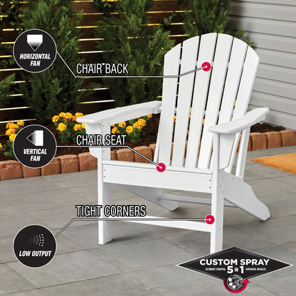 Rust Oleum Spray Paint - 340g - White Satin - 5 in 1