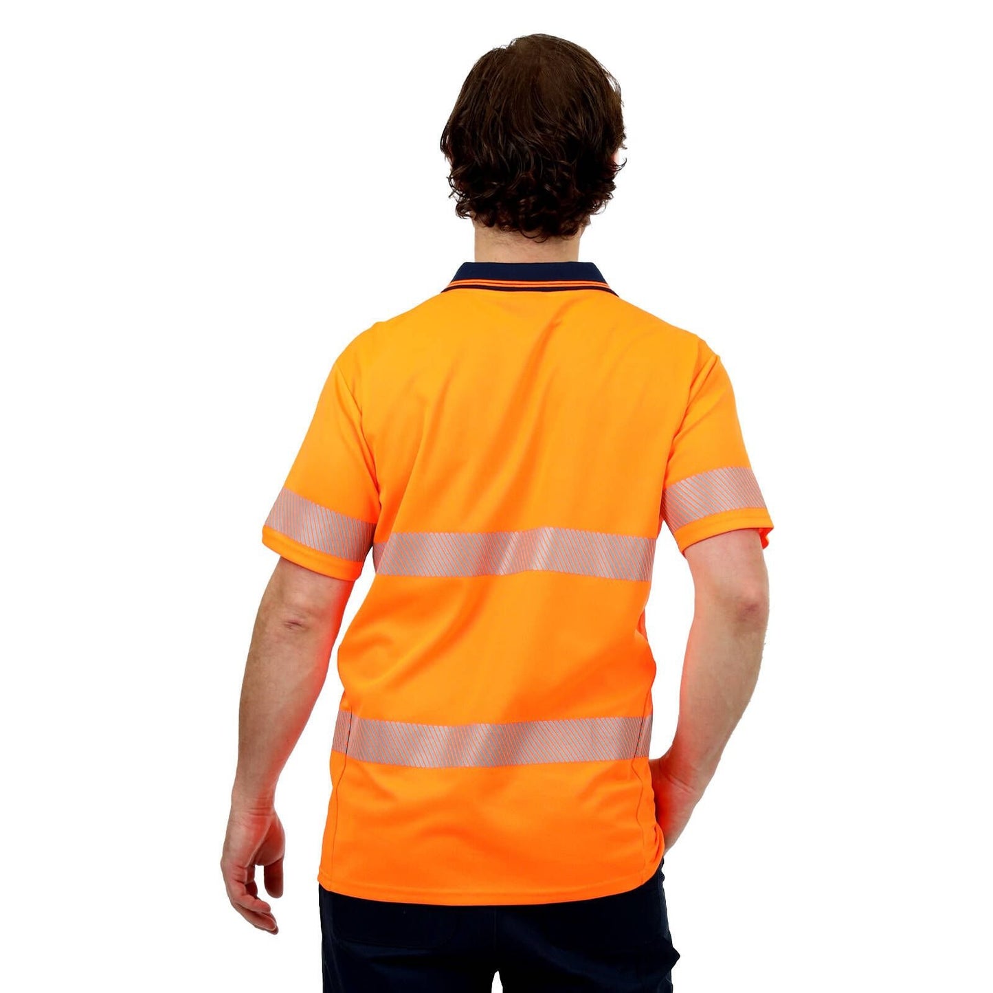 Citeco Orange Hi Vis Short Sleeve Polo - Large