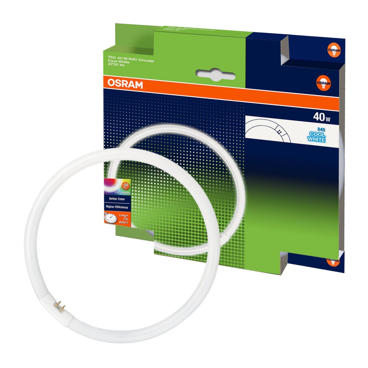 Osram T5C Circular Fluorescent Lamp - 40W - 16mm - Cool White