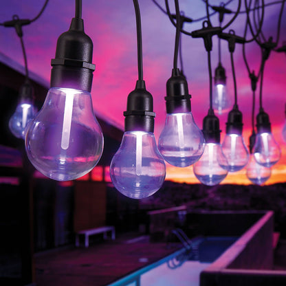Lytworx Colour Change Connectable Minorca Party Lights - 12 Bulbs - 6.6m