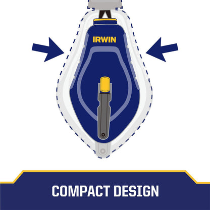 Irwin Strait Line Compact Chalk Reel - 9m