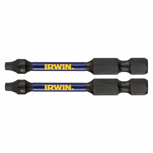 Irwin Impact Pro Performance Bits 57mm SQ1 2 Pack