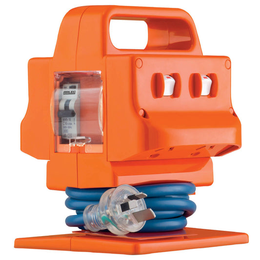 Arlec Heavy Duty Power Block - 4 Outlet - 2m - 15A