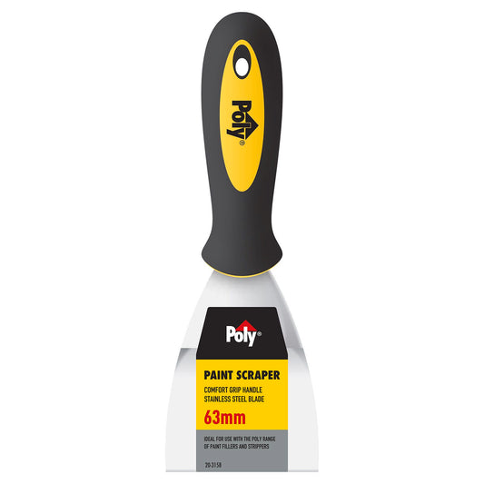 Poly Paint Scraper - 63mm