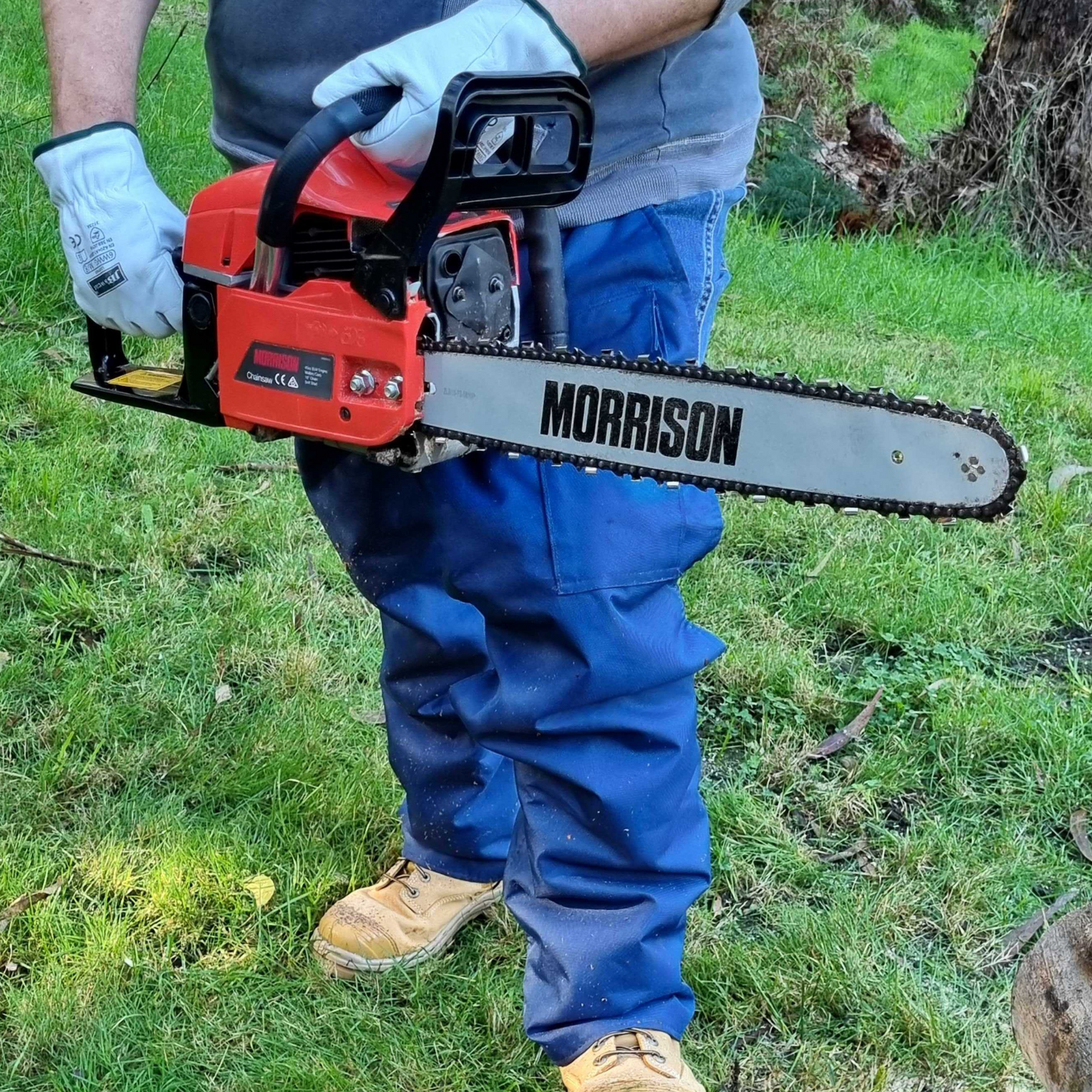 Morrison MCS45E Petrol Chainsaw - 45cc - 18" Bar
