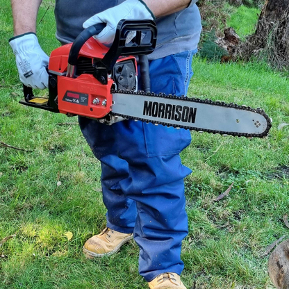 Morrison MCS45E Petrol Chainsaw - 45cc - 18" Bar