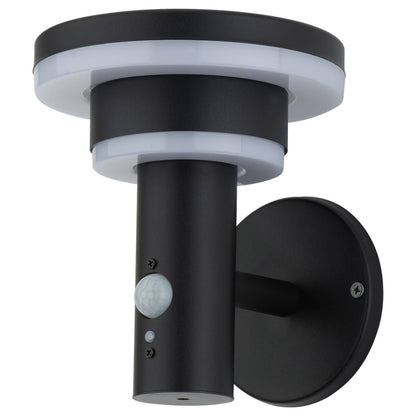 Arlec Solar LED Wall Light - 18cm - 400lm - Black