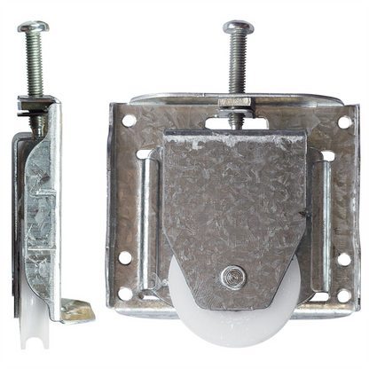 Rolltrak Adjustable Steel Carriage - Acetal Roller - 25kg