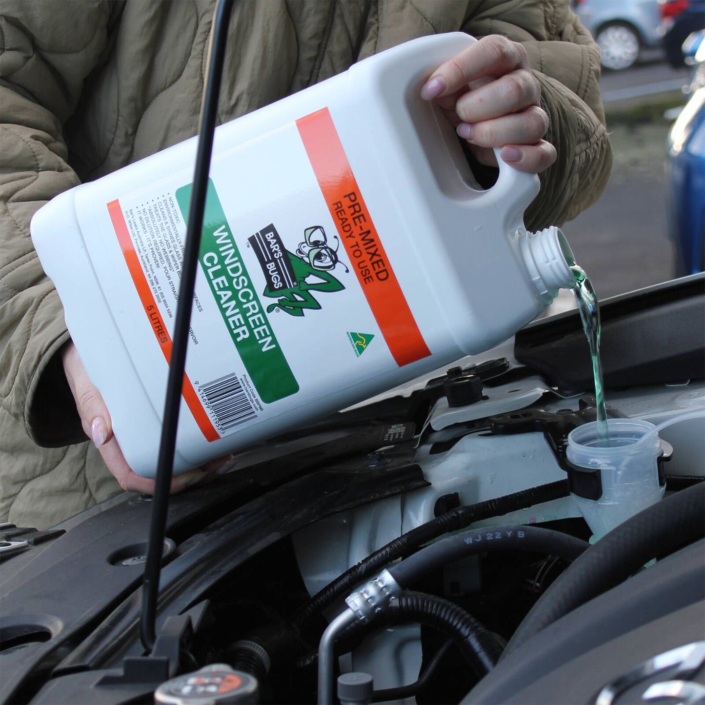 Bar's Bugs Pre-Mixed Windscreen Cleaner - 5L - Green