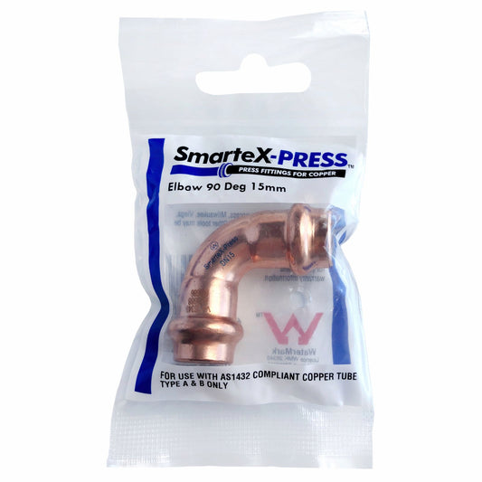 Smartex Press Copper 45° Elbow - 15mm