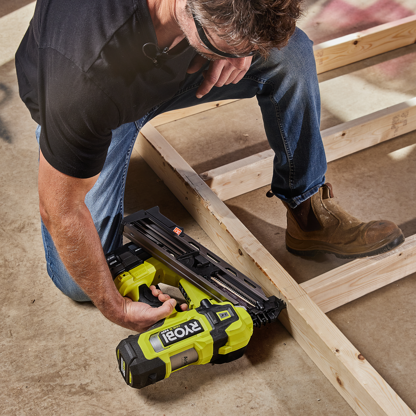 Ryobi HP Brushless AirStrike Framing Nailer - 18V ONE+ - 30-34° - Tool Only