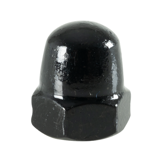 Pinnacle Black Ruspert Dome Nut - M8 - 8 Pack