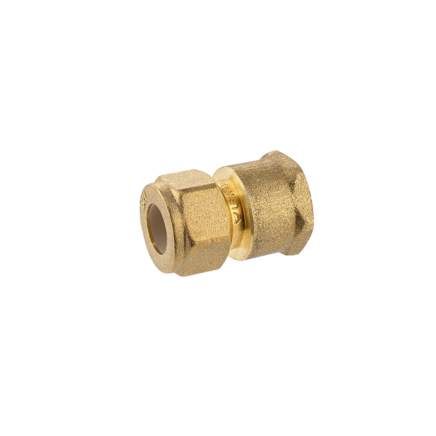 Brasshards Brass Female Compression Union - 15c x 15fi - 48 x 50mm