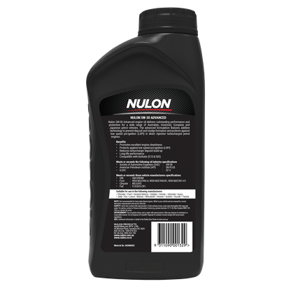 Nulon Full Synthetic Engine Oil - 5W-30 - 1L